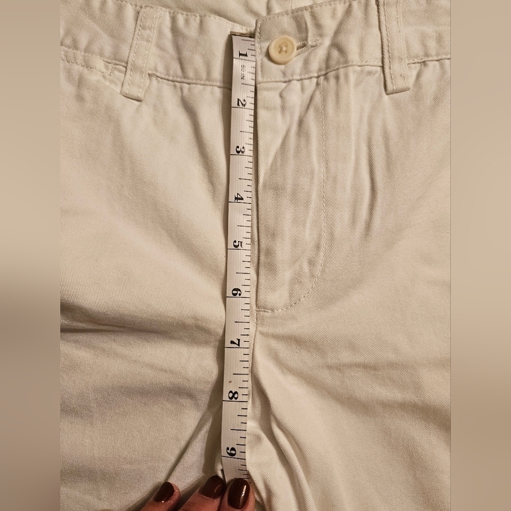 Polo Ralph Lauren Shorts Big Boys Cotton Shorts 9 In Inseam WHITE Sz 16 EUC - Picture 12 of 13